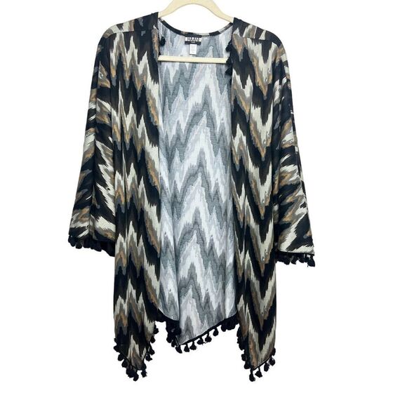 Haani Boho Fringe Open Cardigan Sz. 2X - Picture 1 of 4